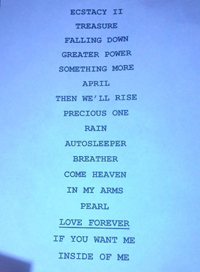 setlist